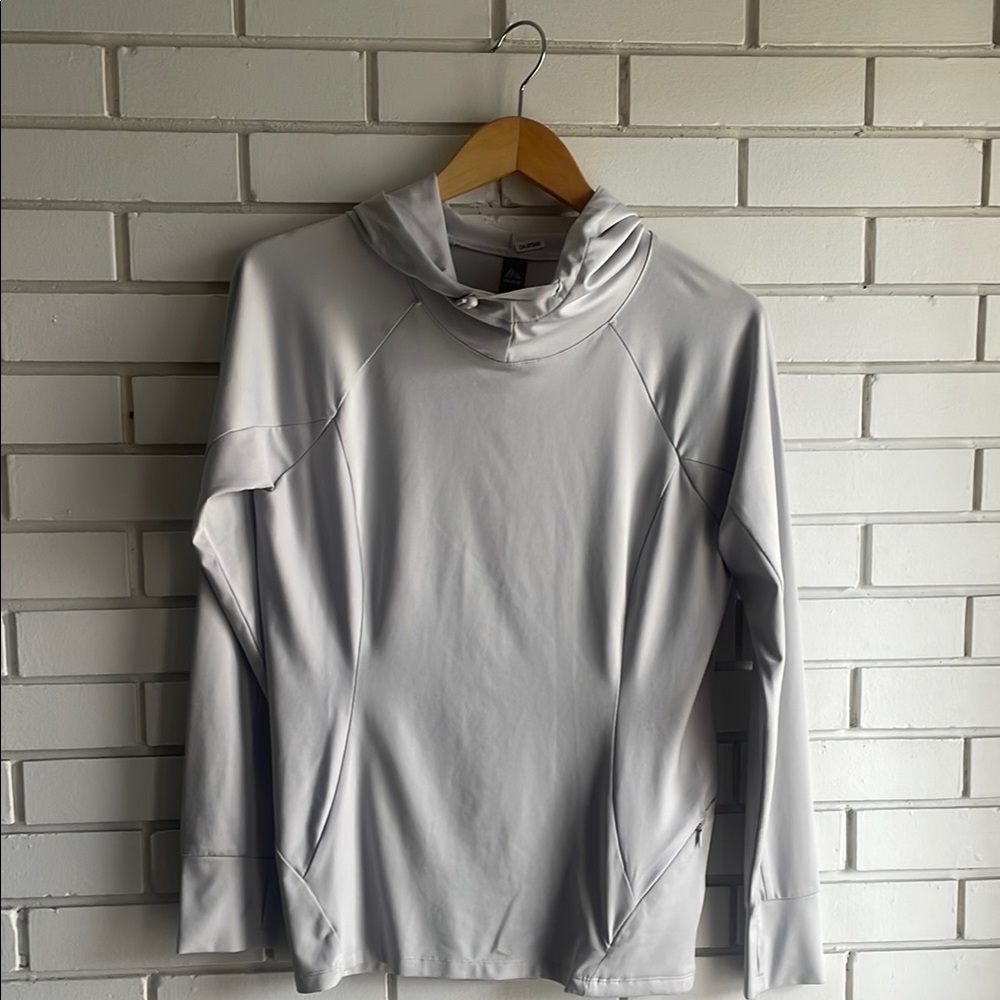 Gray Long Sleeve Hoodie